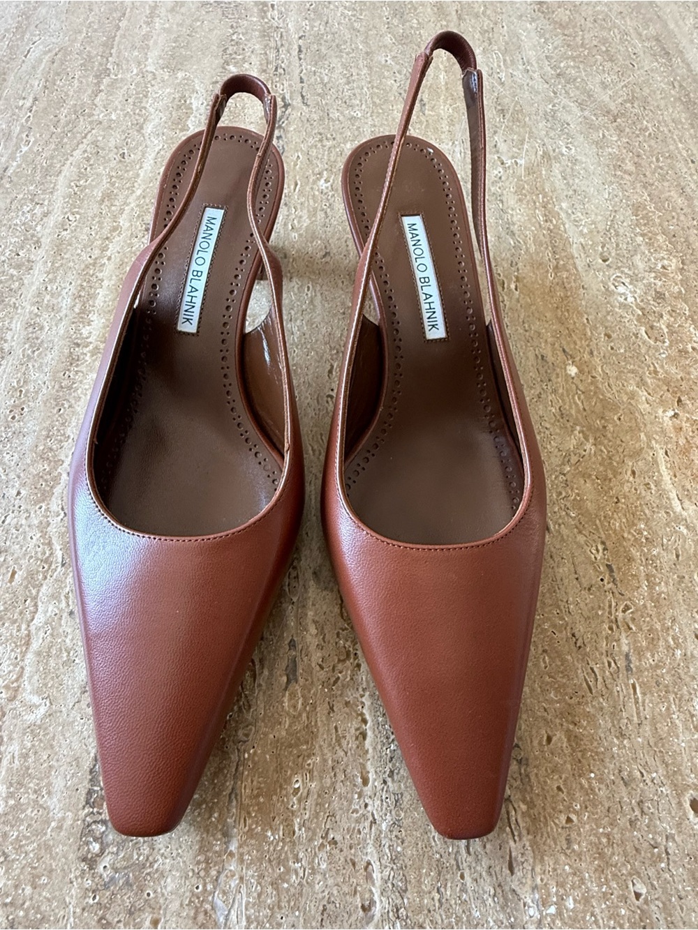 NWOT Manolo Blahnik Teutamospla Slingback Pump size 39 - Picture 6 of 10